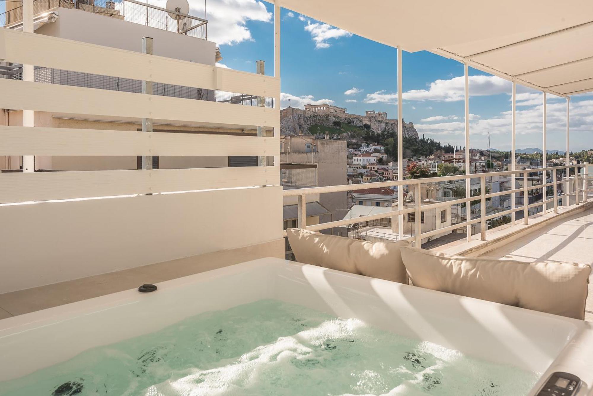 Syntagma Spa With Acropolis View Atenas Exterior foto